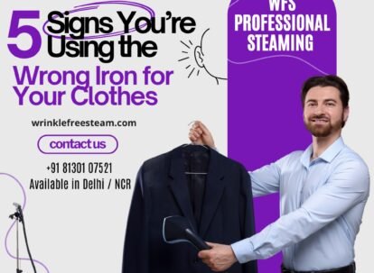 Steam service for delicate luxury fabrics